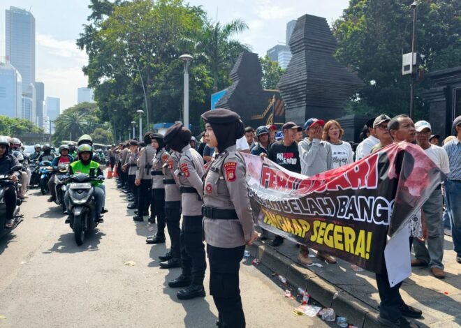 Polwan Polda Metro Jaya Diterjunkan Layani Aksi Tani Merdeka, Penyampaian Aspirasi Berjalan Tertib