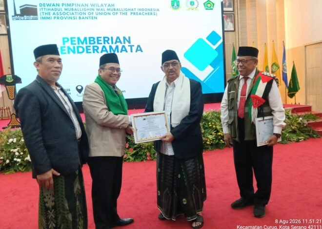 IMMI Banten Resmi Dilantik, Gembong Tegaskan Komitmen Bergerak dan Berkarya untuk Umat