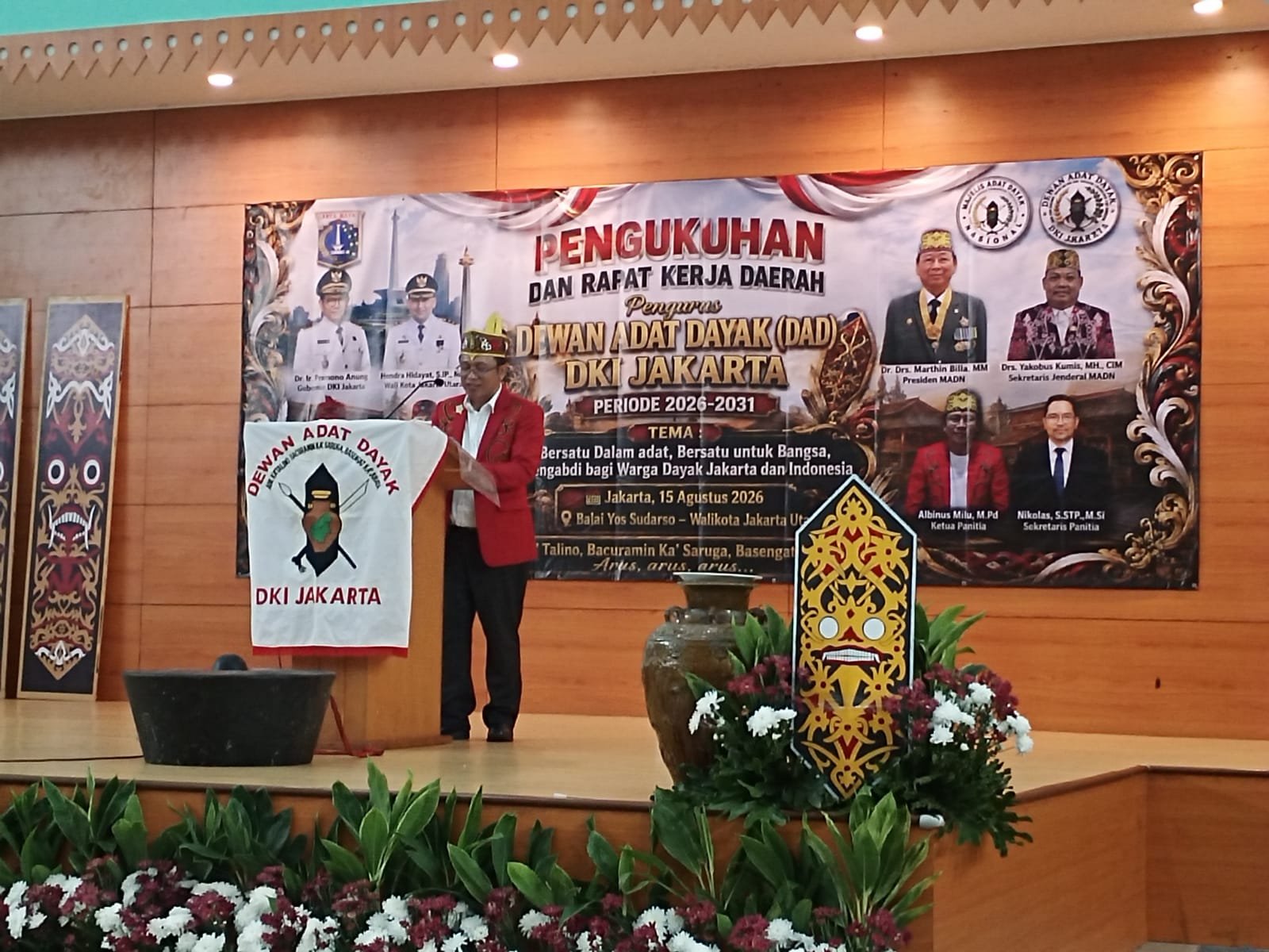 Bersatu dalam Adat, Bersatu untuk Bangsa, Pengukuhan Pengurus DAD DKI Jakarta Periode 2026–2031 Resmi Digelar