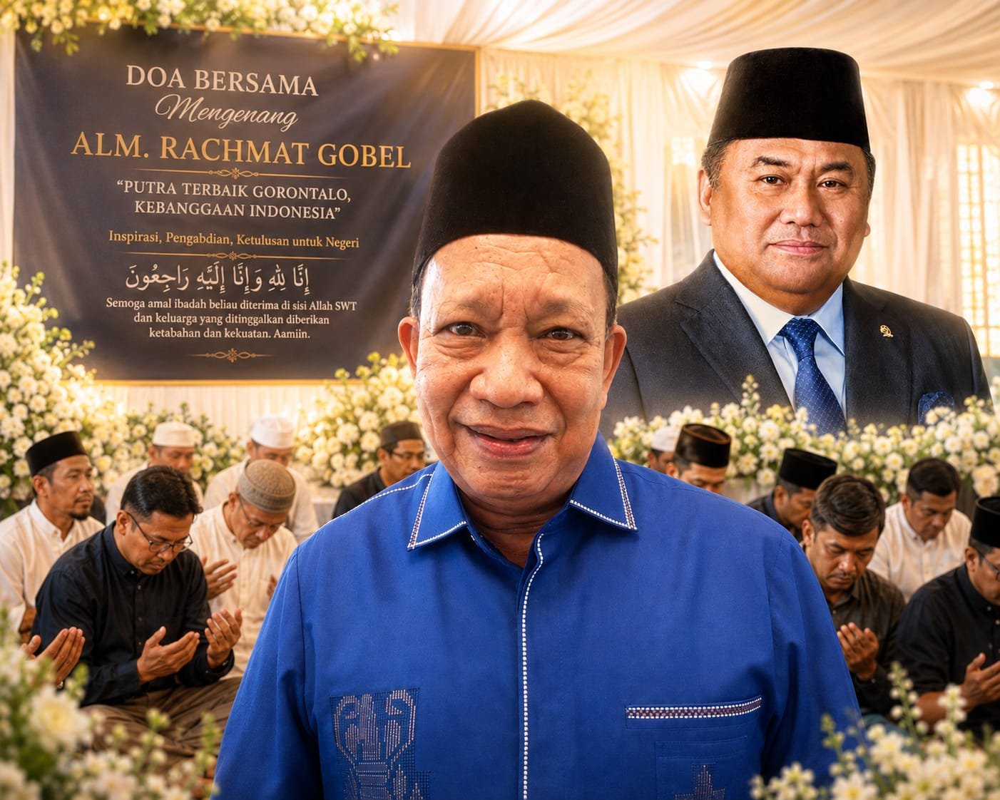 Hamzah Isa: 40 Hari Tanpa Rahmat Gobel, Gorontalo Masih Merasakan Cinta dan Pengabdiannya