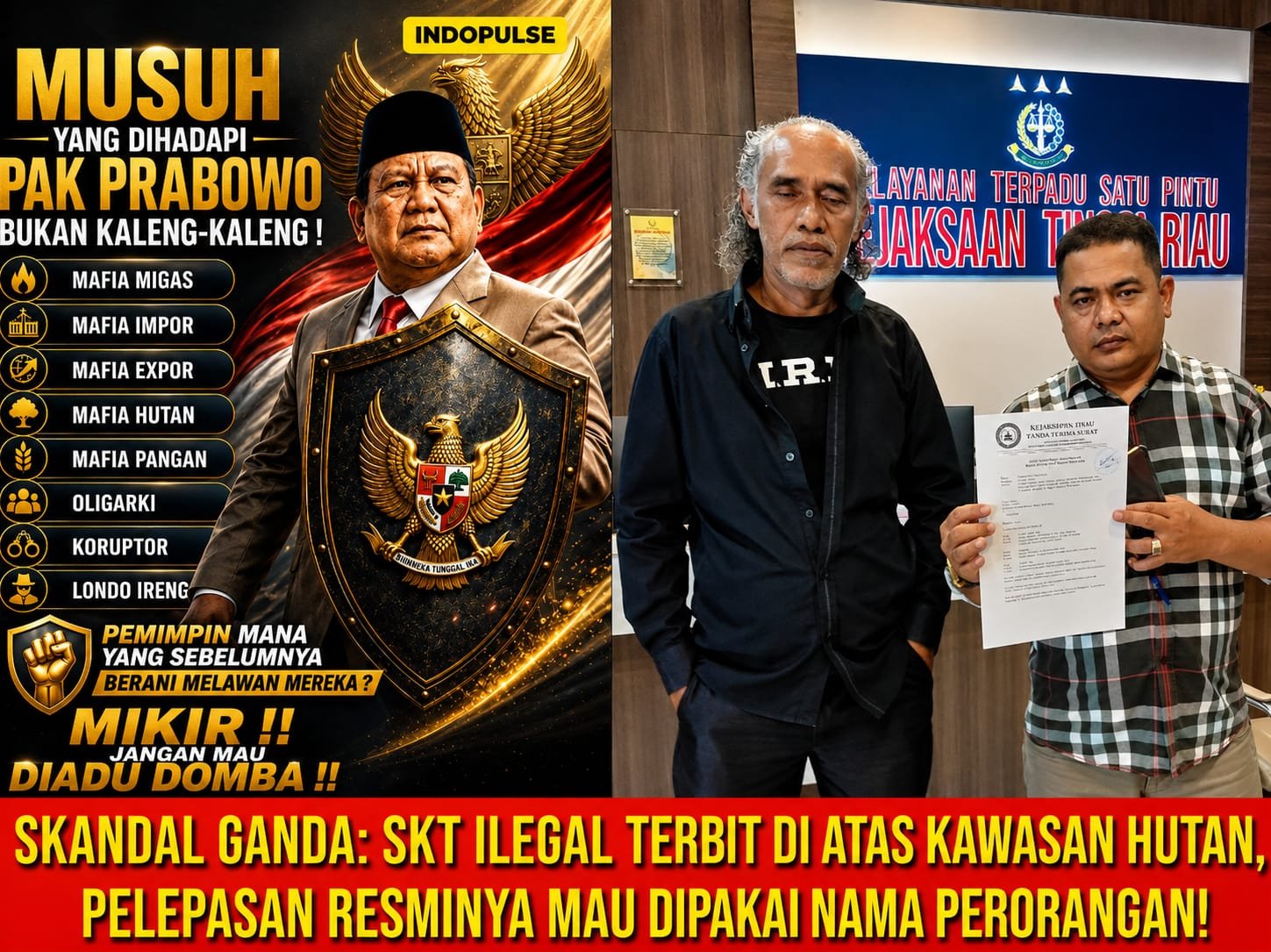 Bapak PRESIDEN RI: 29 Tahun Mafia Sawit Kuasai Hutan Rakyat, Modusnya Terbongkar dari Selembar Surat Tahun 1997!