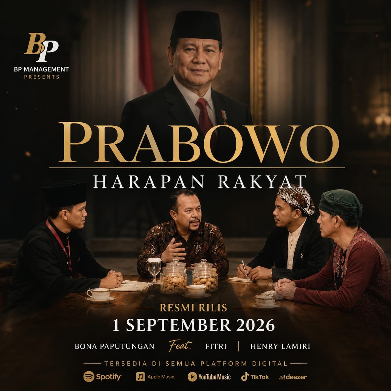 Dari Pertemuan 2012 Hingga Karya Hari Ini — Sejarah Panjang Bona Paputungan Dengan Prabowo, Kini Terwujud Dalam 8 Lagu Penuh Doa!