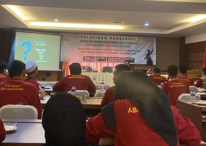 Ahmad Fauzan Arrasyid, Putra Ketum PWDPI, Ikuti Pelatihan Paralegal Batch V ABR Indonesia