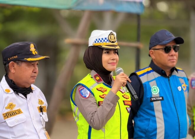 Korlantas Polri KA Induk BSD Edukasi Pengemudi Angkutan untuk Tidak Membawa Muatan Berlebihan