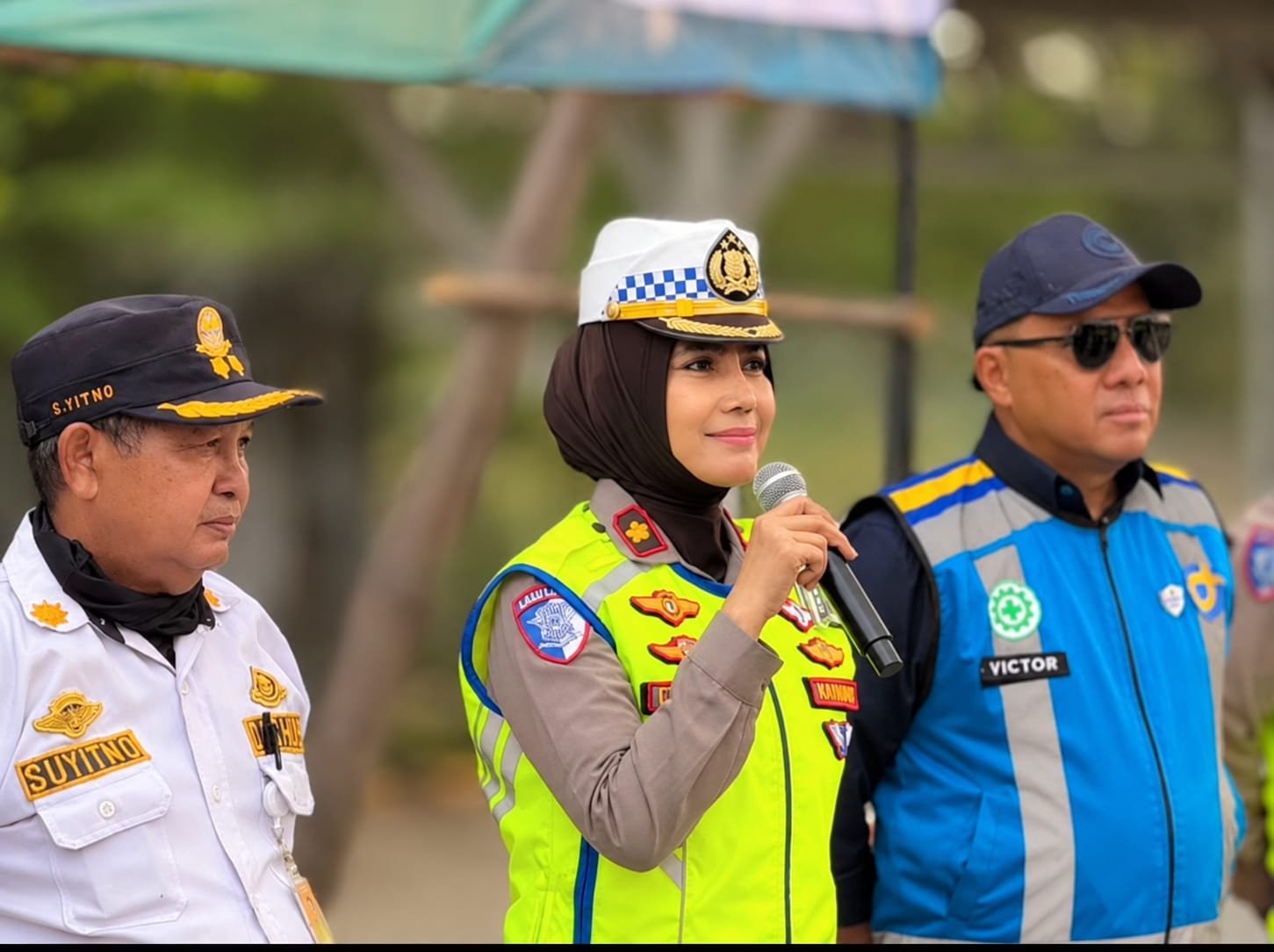 Korlantas Polri KA Induk BSD Edukasi Pengemudi Angkutan untuk Tidak Membawa Muatan Berlebihan