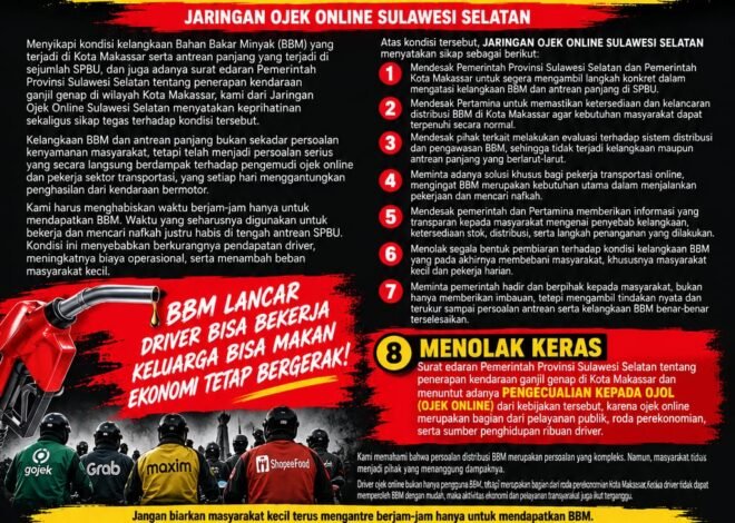 BBM Langka, Pendapatan Terancam! JOSS Siap Kepung Pertamina dan DPRD Sulsel