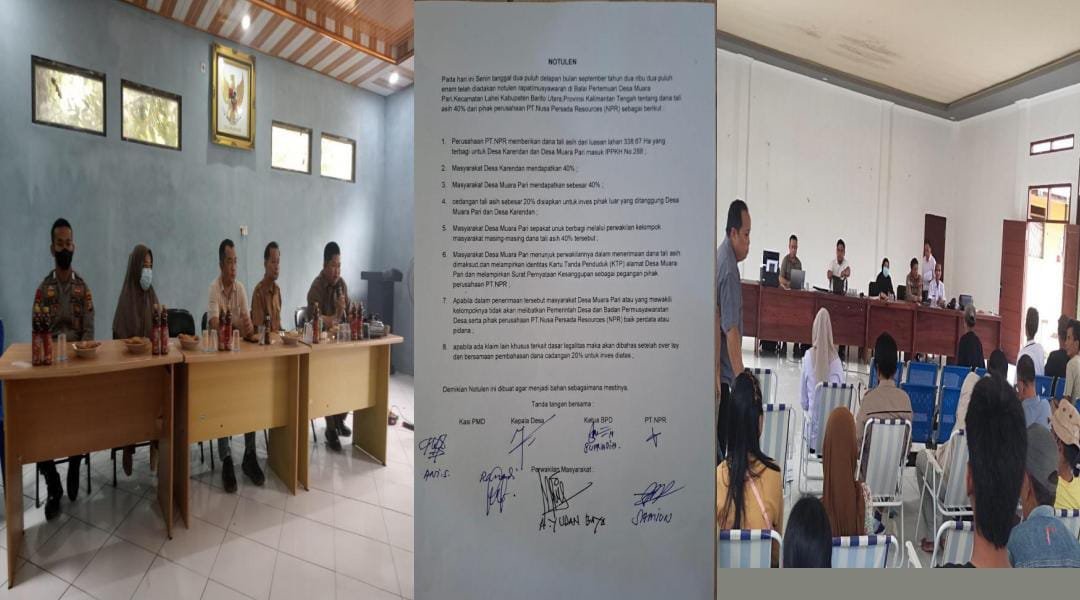 “JANGAN JADIKAN KADES PENERIMA TUNGGAL” — Wakil Ketua LP3HI: Notulen Sepakati 40% Karendan, 40% Muara Pari, 20% Dana Desa — Nyatanya Diingkari!